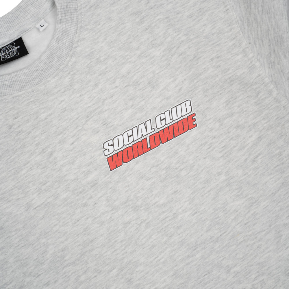 Ash Grey Logo Crewneck