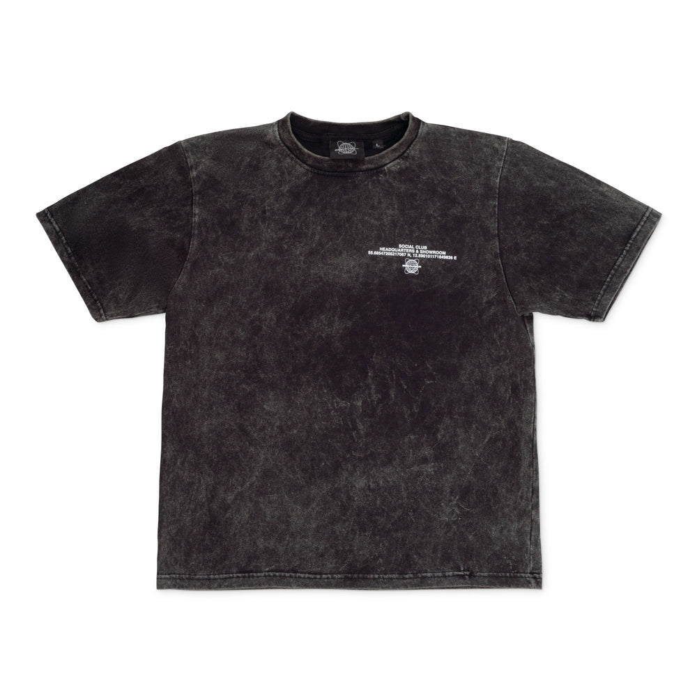 'Social Club Worldwide' Vintage Wash T-Shirt